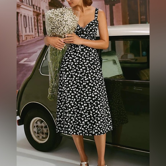 Anthropologie Dresses & Skirts - Anthropologie Maeve Cherry Cecilia Midi Dress Cherries